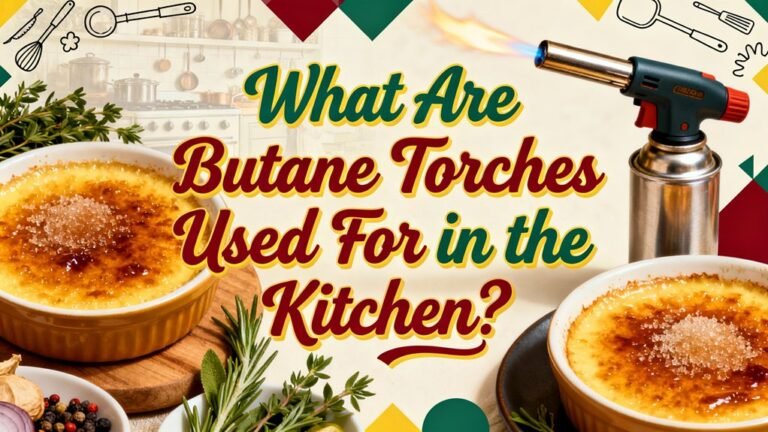 kitchen torch cooking applications