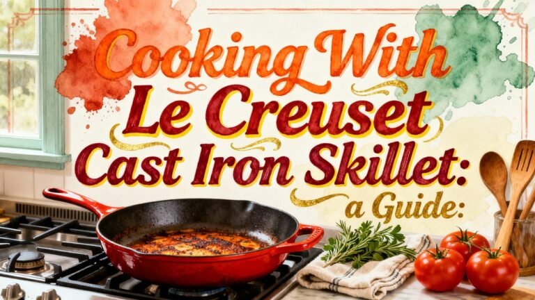 le creuset skillet cooking guide