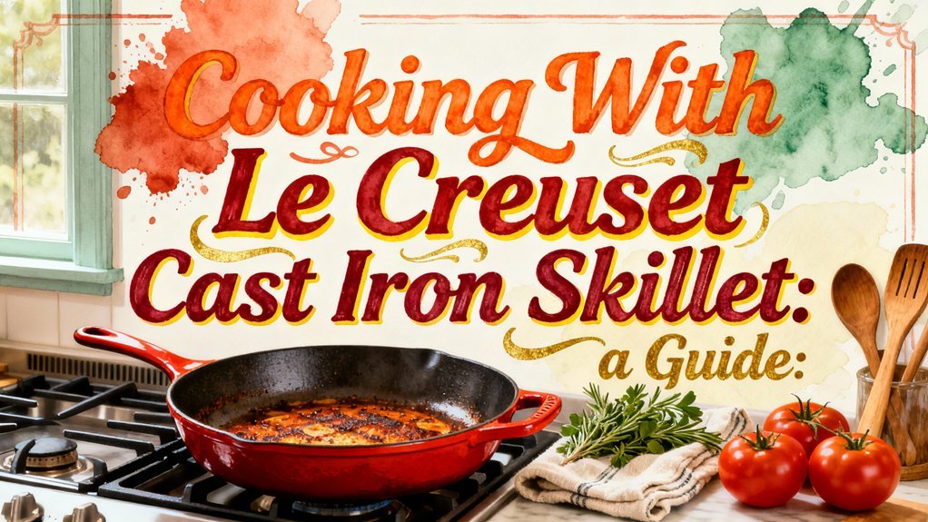 le creuset skillet cooking guide