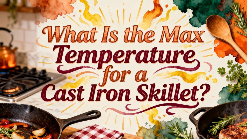 What Is the Max Temperature for a Cast Iron Skillet?