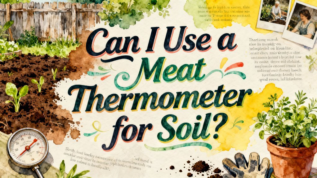 meat thermometer soil usage