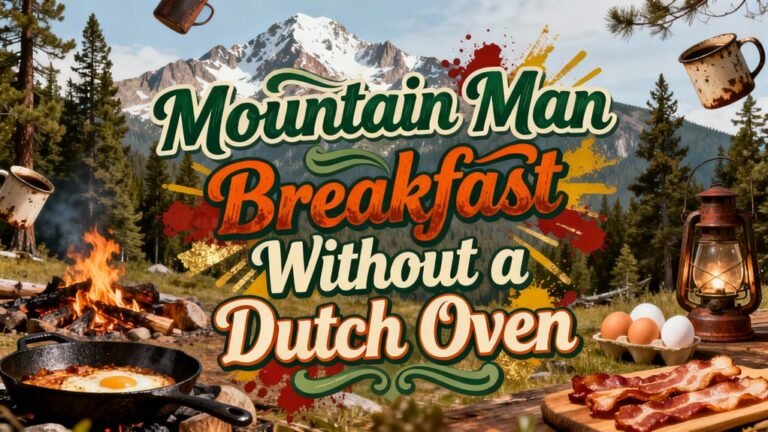 mountain breakfast without oven