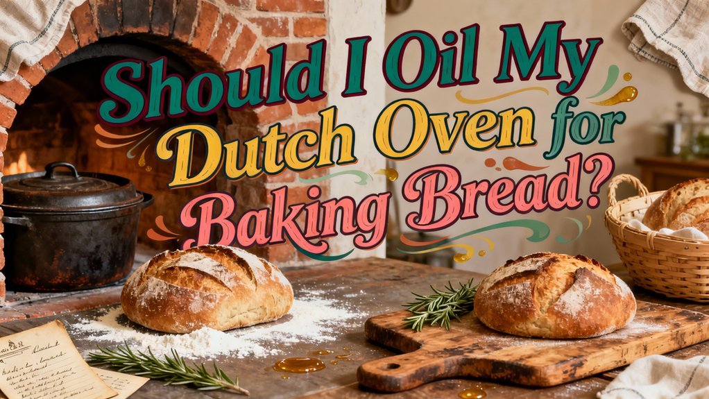 Should I Oil My Dutch Oven for Baking Bread?