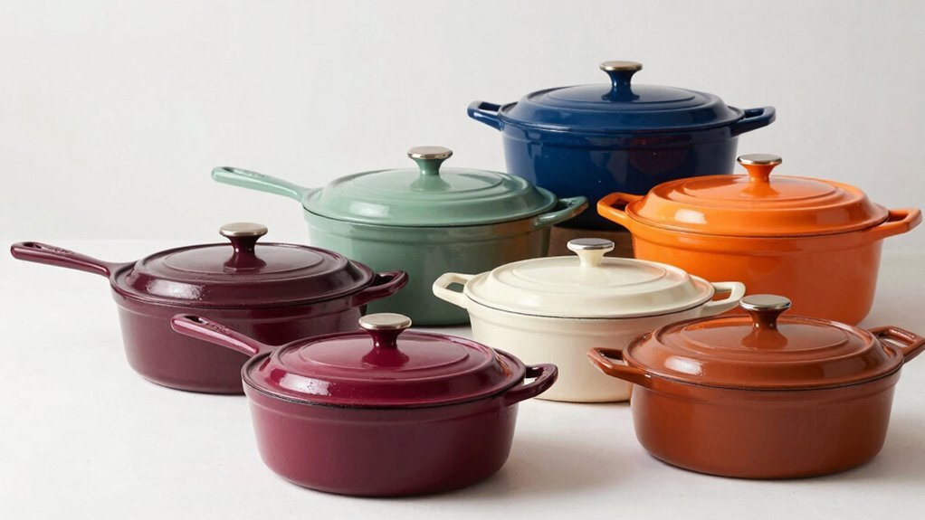 pampered chef enameled cast iron