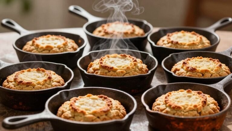 perfect cookies in mini skillets