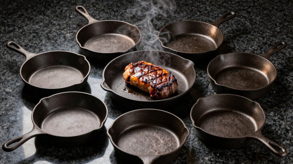 perfect searing cast iron skillets