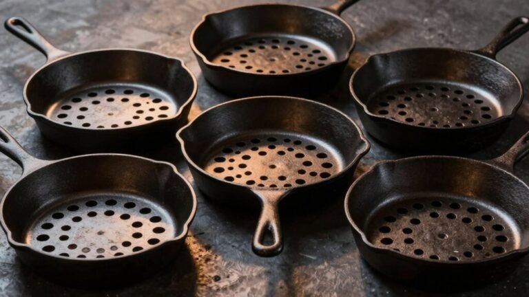 perfectly seared cast iron skillets