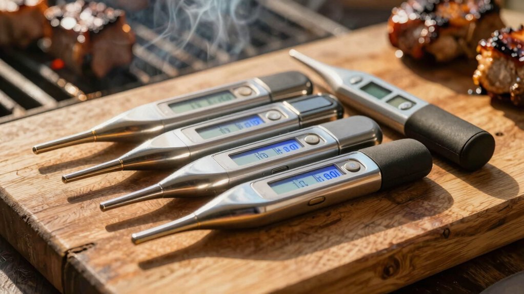 probe thermometers for grilling precision