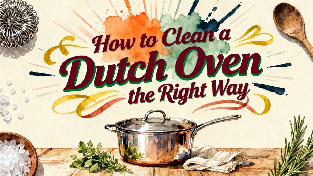 proper dutch oven cleaning