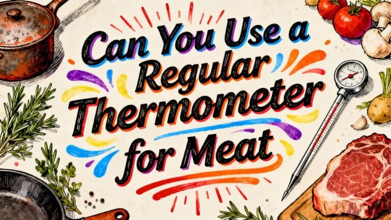 regular thermometer for meat