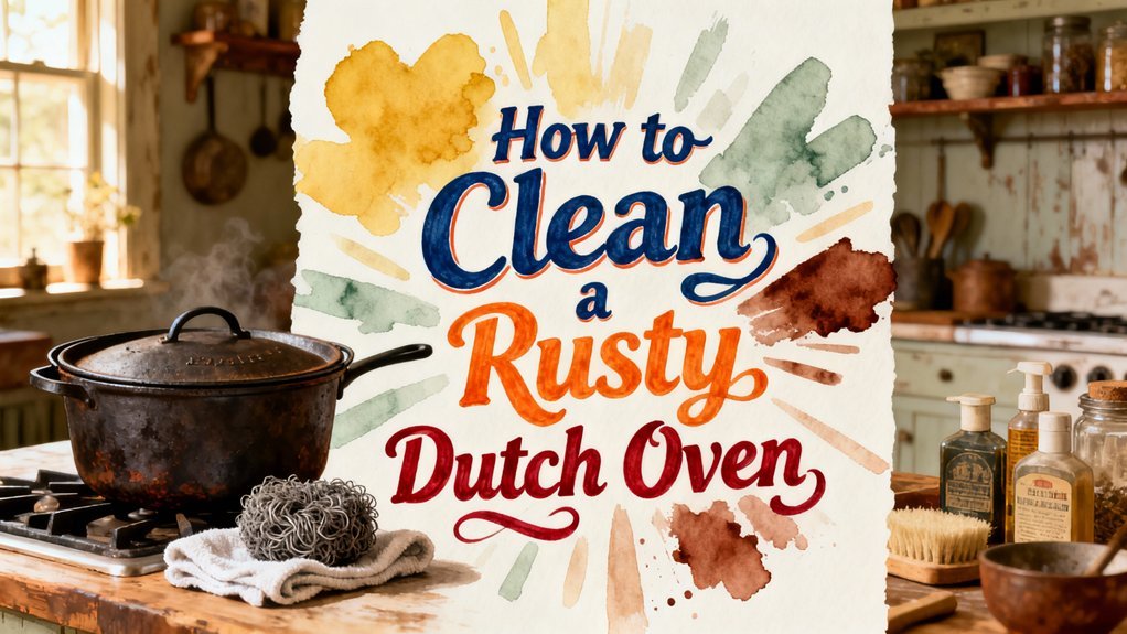 removing rust from cookware