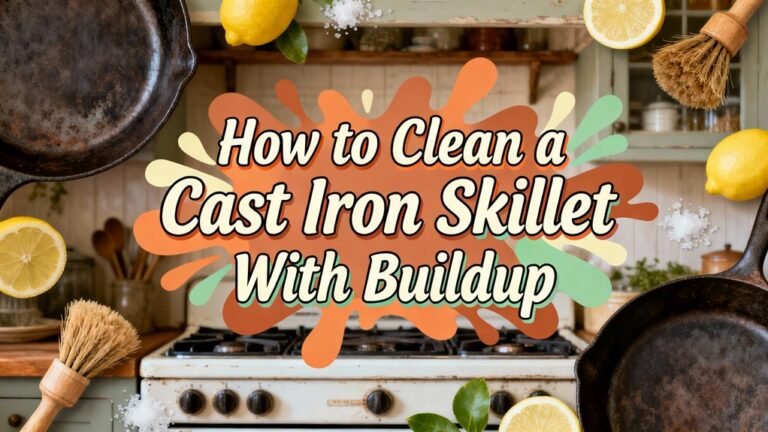 removing skillet buildup effectively
