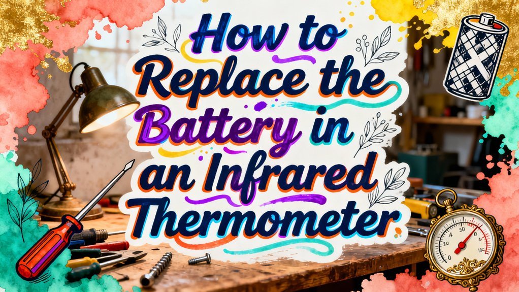 replace infrared thermometer battery