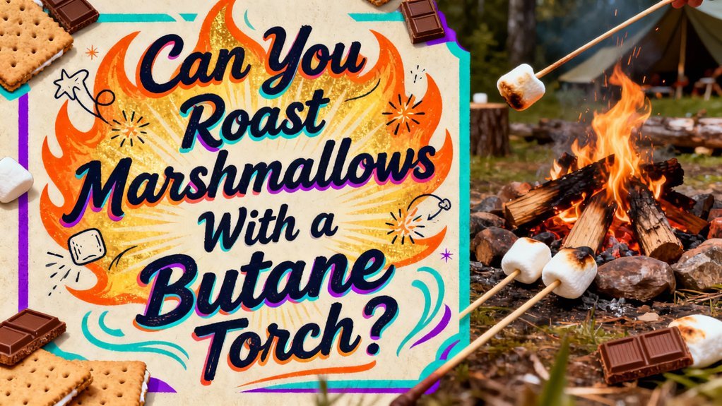 roast marshmallows butane torch