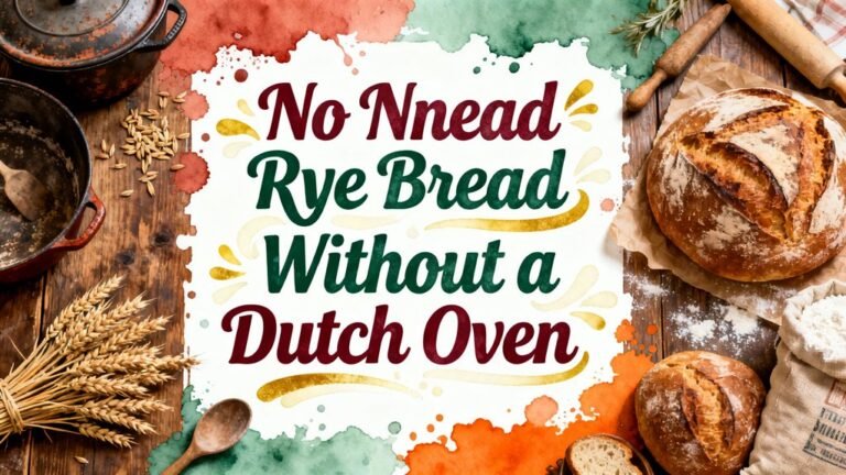rye bread no oven