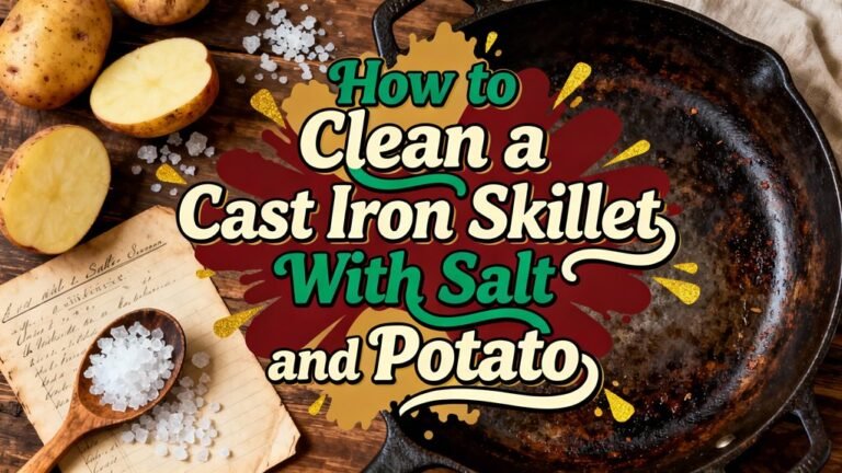 salt and potato scrub