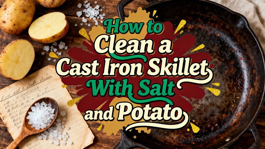 salt and potato scrub