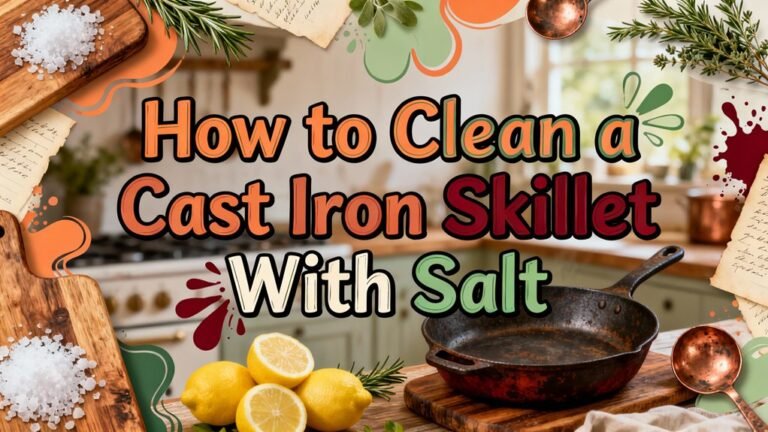 salt scrub cast iron