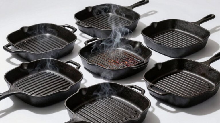 searing cast iron grill pans