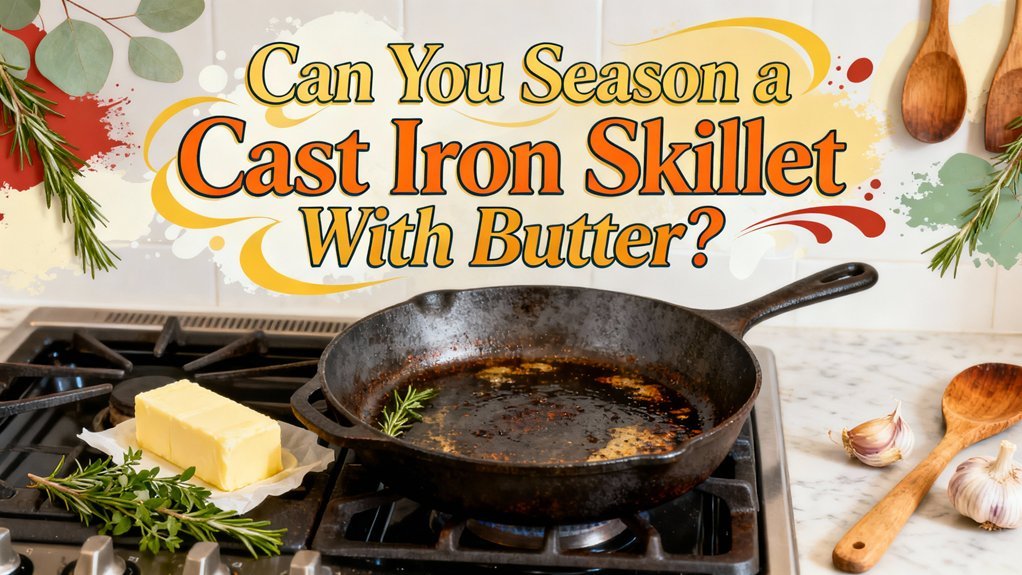 season cast iron butter