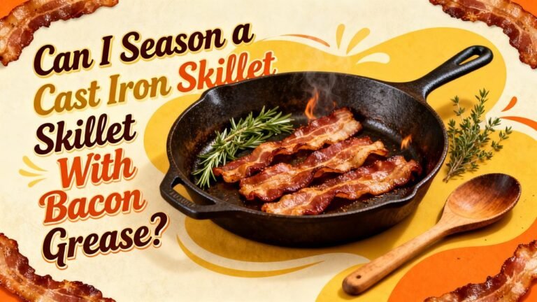 season skillet with grease