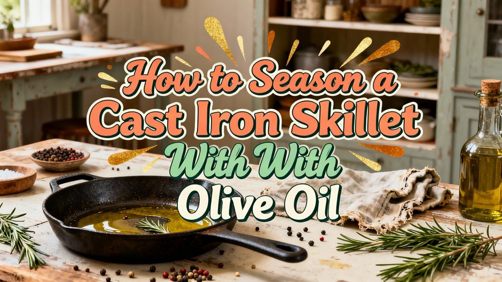 seasoning cast iron skillet