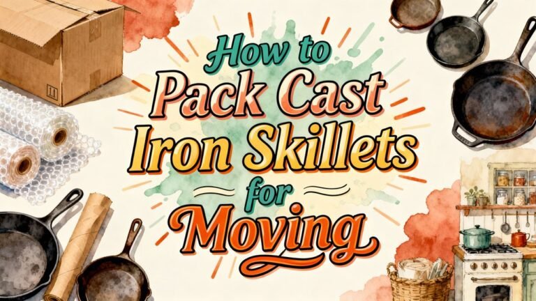 securely wrap skillets carefully