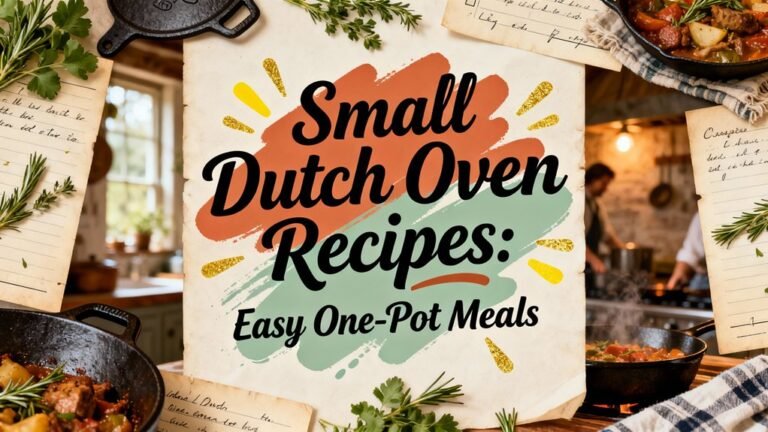 simple one pot dutch oven meals