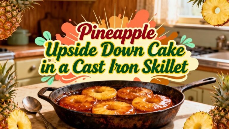 skillet pineapple upside down cake