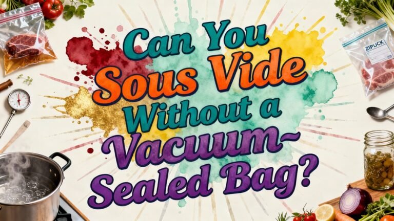 sous vide without vacuum bags