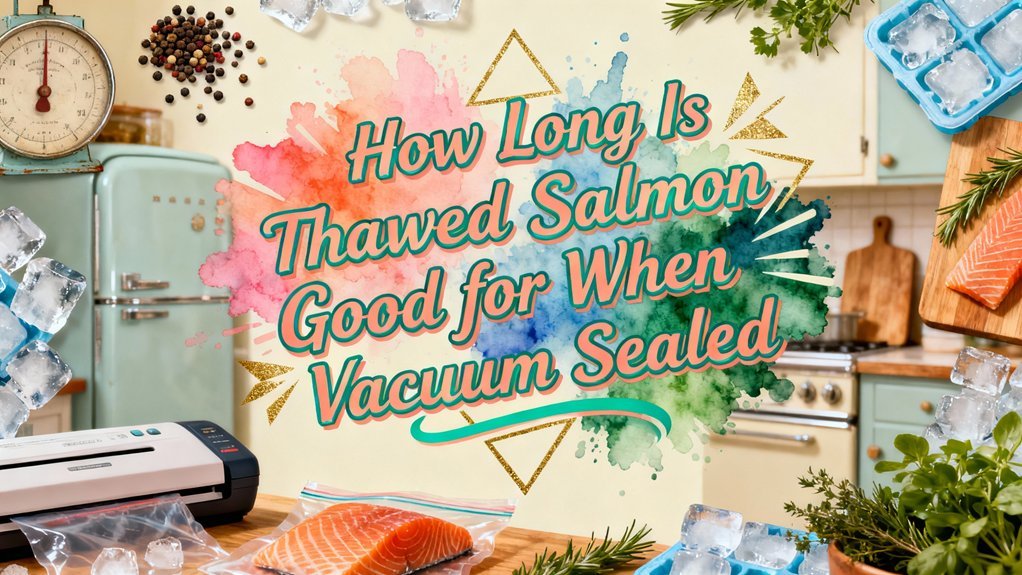 thawed vacuum sealed salmon
