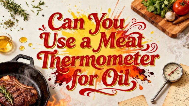 using thermometer for oil
