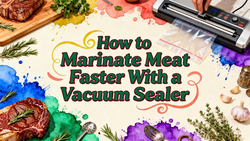 vacuum seal for quick marination