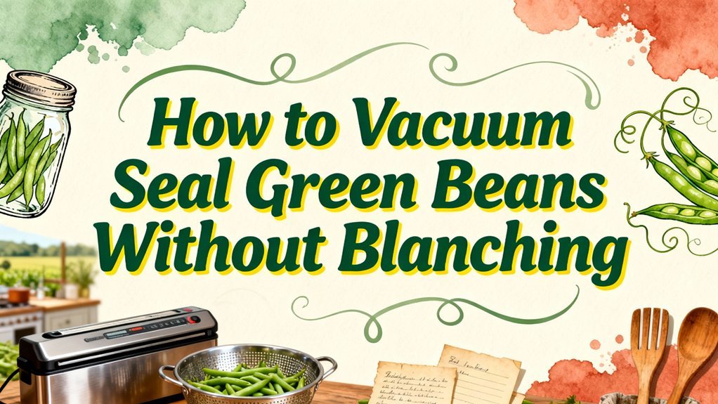 vacuum seal green beans