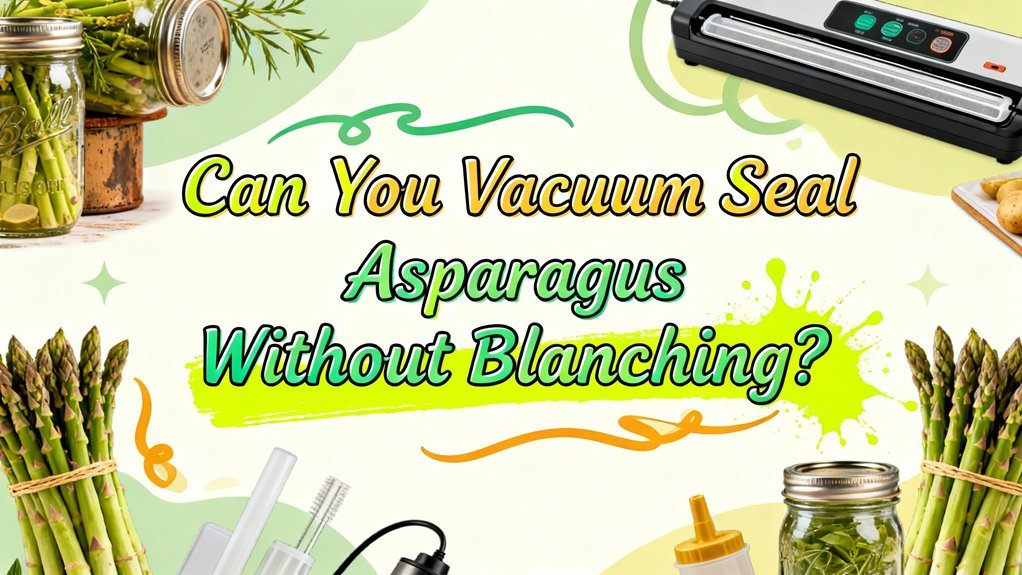 vacuum seal without blanching