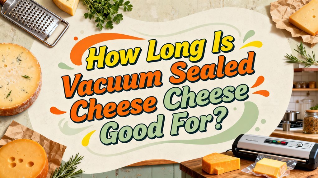 vacuum sealed cheese shelf life