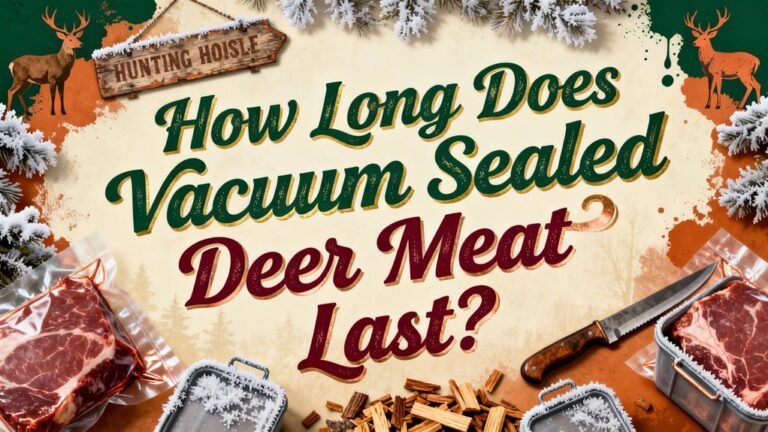 vacuum sealed deer meat longevity