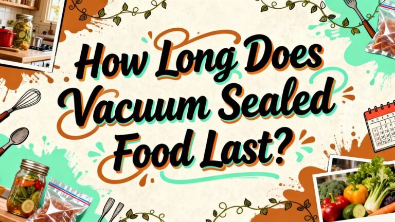 vacuum sealed food longevity