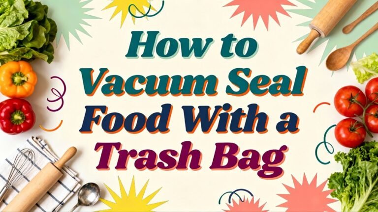 vacuum sealing with bags