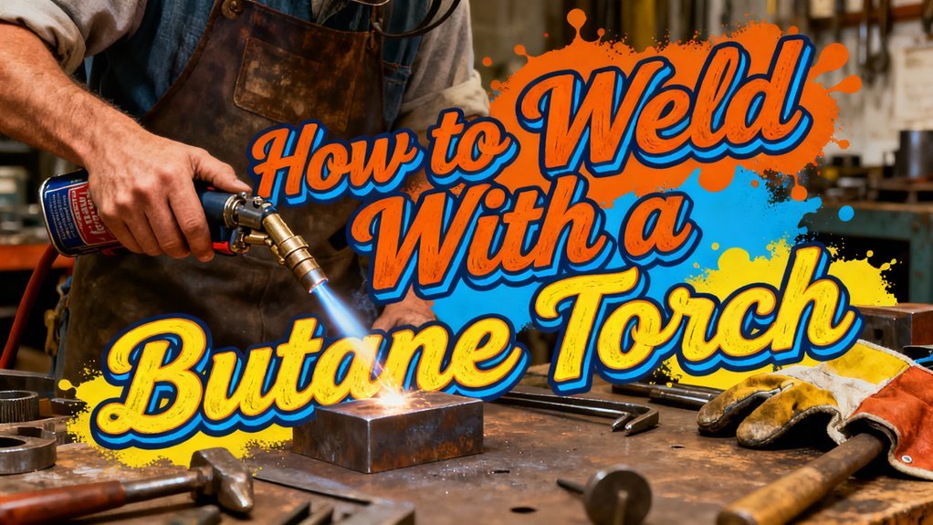 wield butane torch effectively
