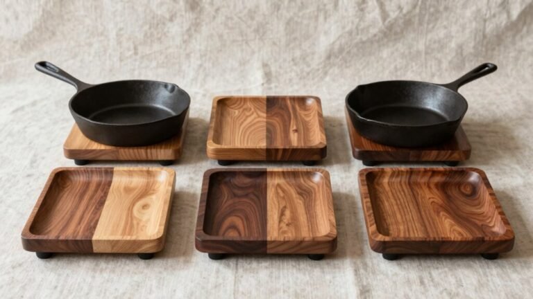 wooden trivets for cast iron
